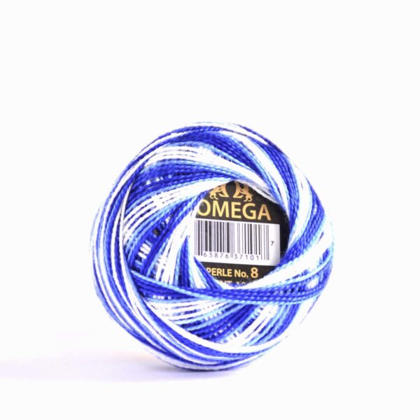 Hilo Perlé 8 Multi Azul 893